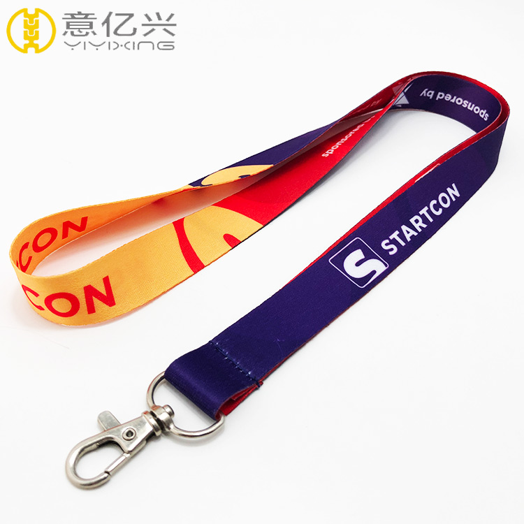 2018 new arrival eco-friendly printing company logo lanyards polyester ...