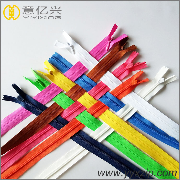 invisible zippers wholesale nylon zipper for evening dress