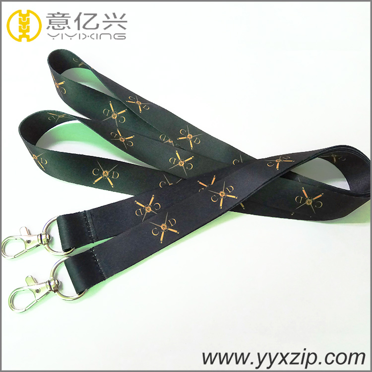 sublimation product/ heat transfer printing lanyard with metal lobster hook