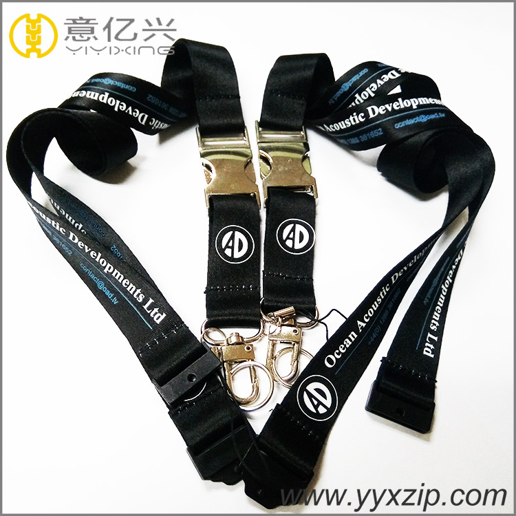 customized polyester lanyard with silk screen logo cheap custom lanyards with lo