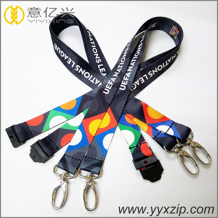 China factory custom made badge holder lanyards with brand