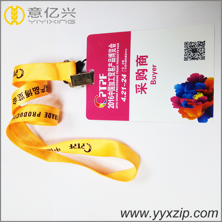 Event breakaway ID card neck lanyards custom the hundreds lanyard for exhibition