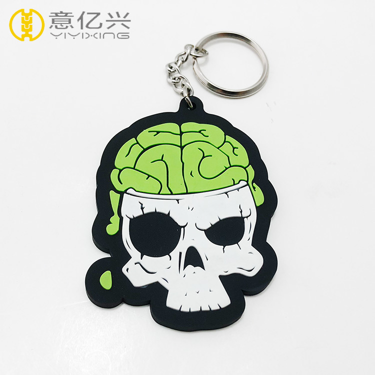 cheap promotional silicone keychain design rubber key chain