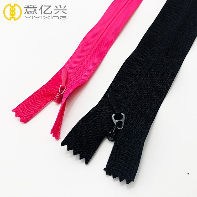 High Quality 3# Invisible Nylon Zipper, Lace Tape Conceal Spiral Zip for Dress