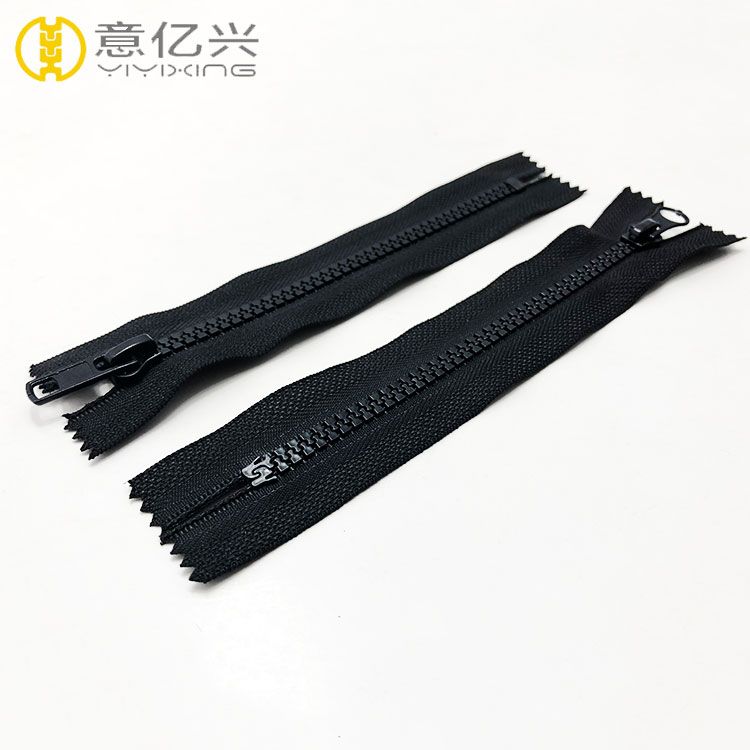 Factory directly chunky finished plastic zips resin zipper